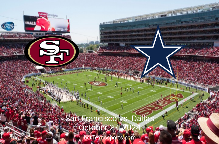 HighStakes Showdown San Francisco 49ers to Host Dallas Cowboys on October 27 2024