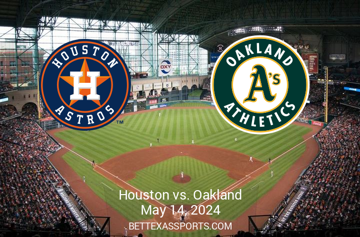 MLB Spotlight: Oakland Athletics vs Houston Astros Matchup on May 14, 2024